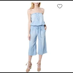 Bella Dahl Strapless Cropped Jumpsuit